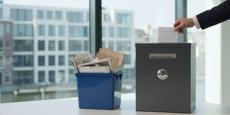 Container voor Papier: De Juiste Maat en Type voor Uw Kantoor Kiezen