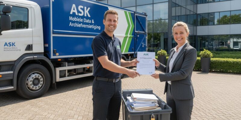 Gecertificeerde archiefvernietiging: alles wat je moet weten over veilige datavernietiging op locatie